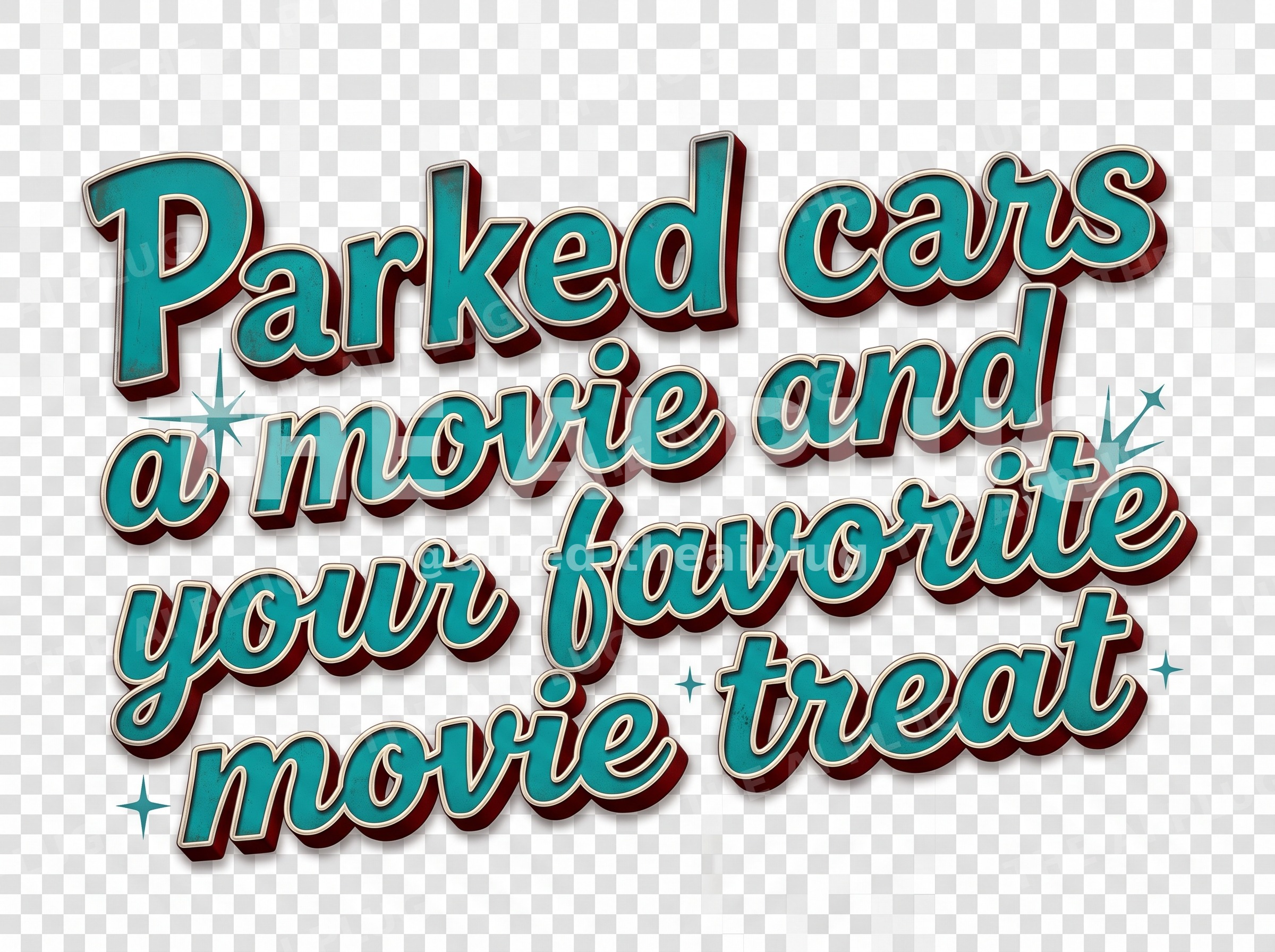 Retro Typography Studio example